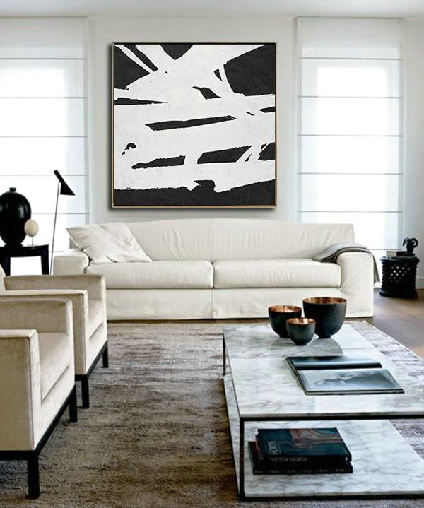 Handmade Painting Large Abstract Art,Oversized Minimal Painting On Canvas,Canvas Paintings For Sale #Z5S6